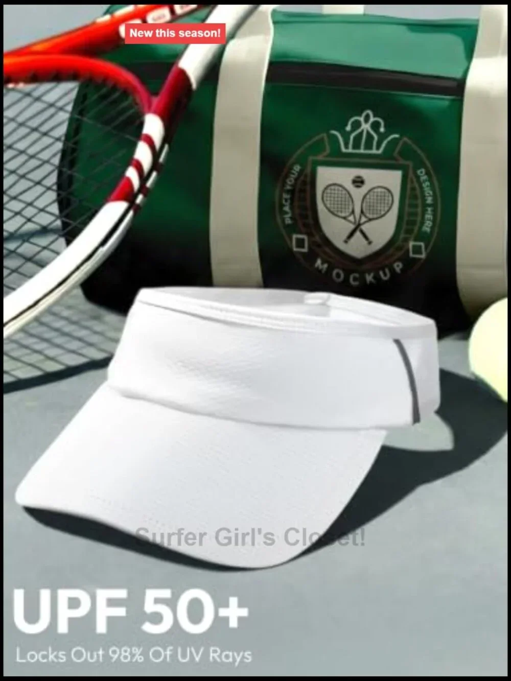 UV Protection Sun Visor Hat Lightweight Foldable for Running Tennis Golf